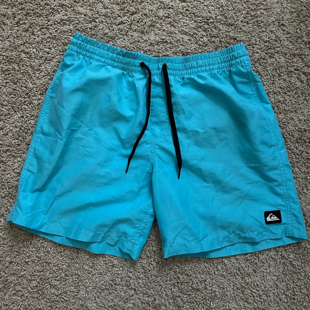 Quicksilver Men’s Light Blue Swim Trunks